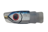 Matsu Scoop Cut Fish Head- Blue Black Dots