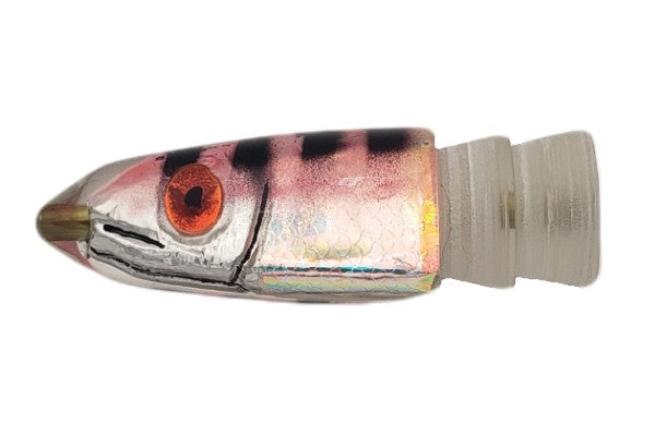 Reno's Lure- Orange Black Stripe Bullet